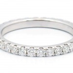 This is a picture of a Diamond Eternity Band in 14k White Gold
