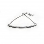 14k Diamond Bar Bracelet