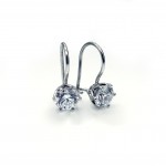 This is a picture of French Lever Scroll Designer Earrings