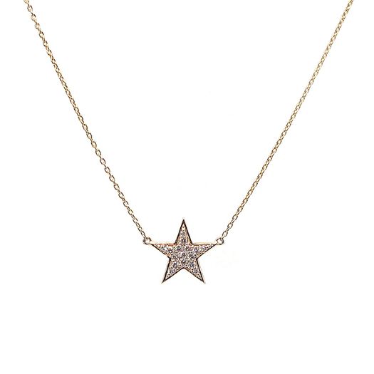 Pave Diamond Star Necklace | Reuven Gitter Jewelers