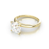 Solitaire Engagement Ring in Yellow Gold