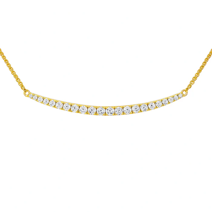 Gold Bar Necklace, Graduating, Fashion Necklace