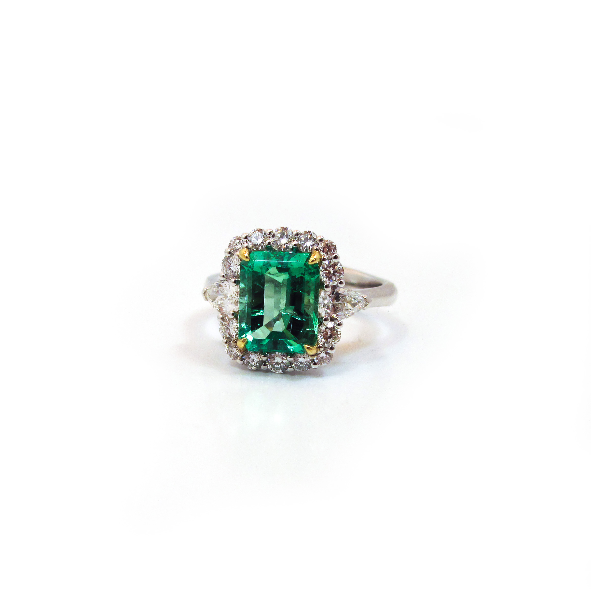 Green Emerald Ring Reuven Gitter Jewelers