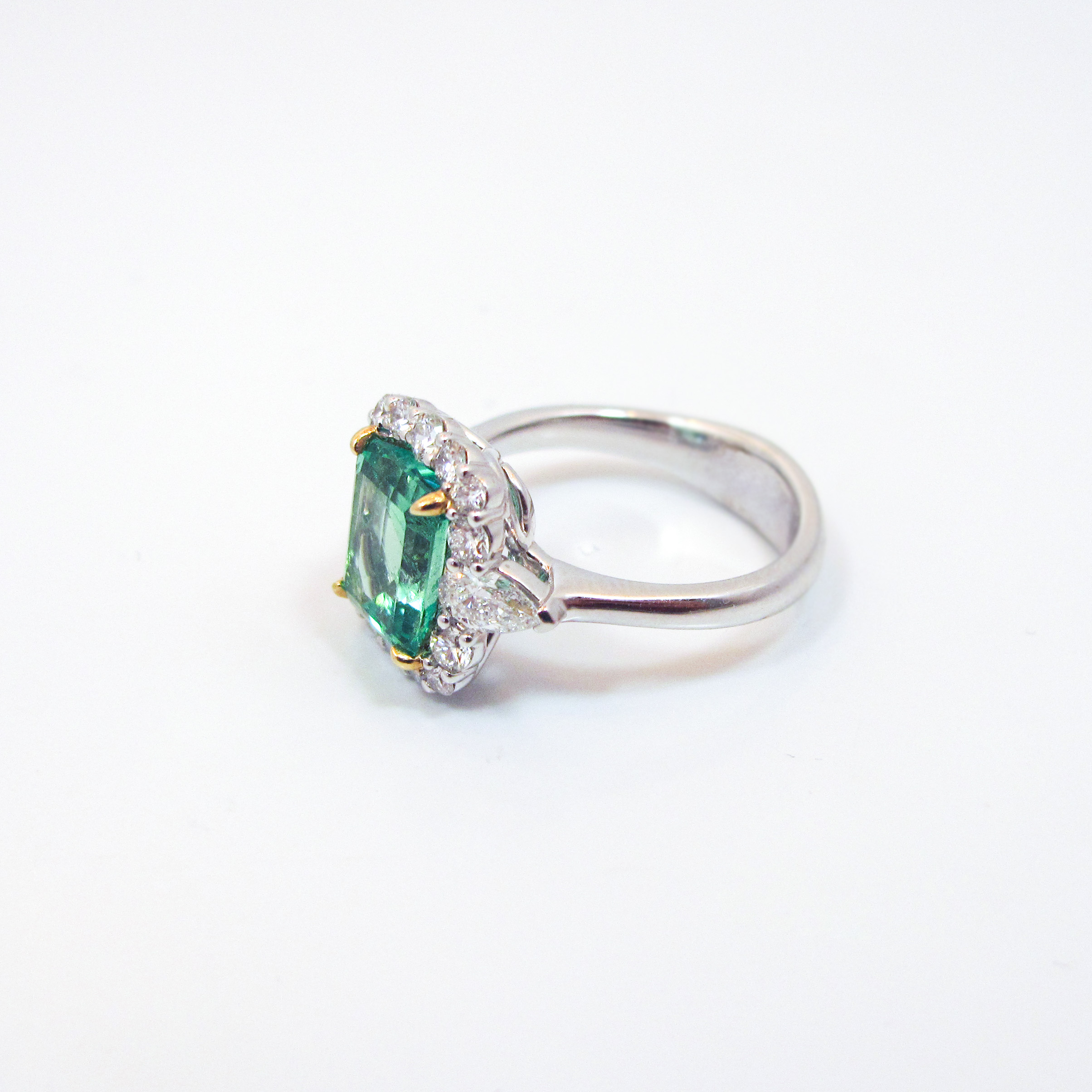 Green Emerald Ring Reuven Gitter Jewelers